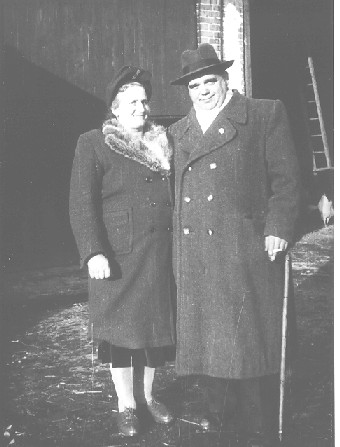 Marie Bardon avec son époux Franz Bardon